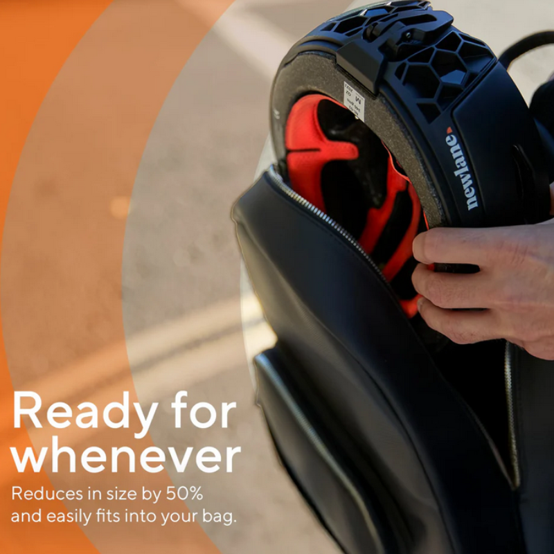 NEWLANE Foldable Bike Helmet – Ultra-Compact Urban Cycling Helmet (UK Certified)