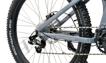 REVOM M1 Full Suspension eMTB 250w 15.5mph 60mi Range 95Nm 10 Speed