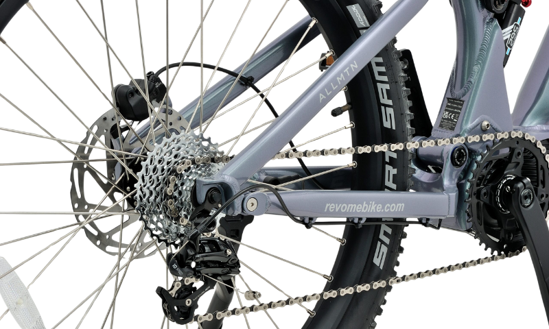 REVOM M1 Full Suspension eMTB 250w 15.5mph 60mi Range 95Nm 10 Speed