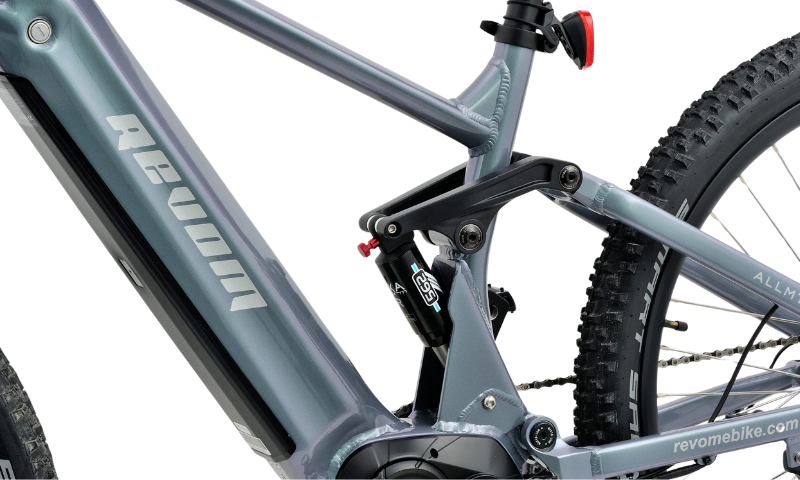 REVOM M1 Full Suspension eMTB 250w 15.5mph 60mi Range 95Nm 10 Speed