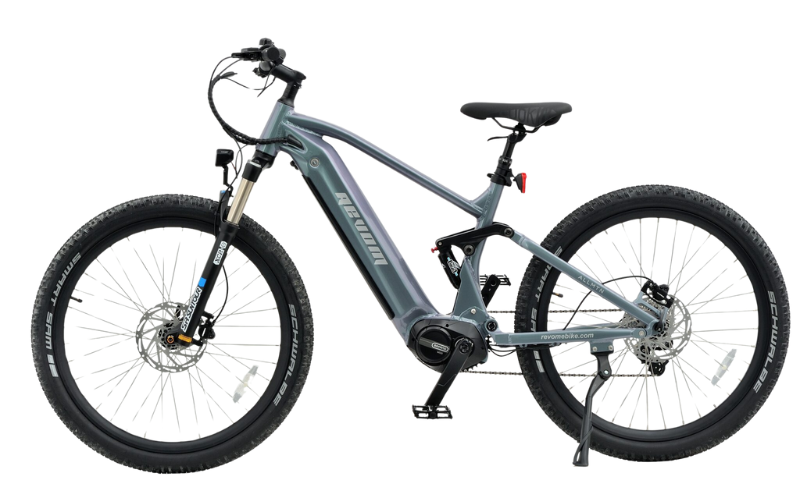 REVOM M1 Full Suspension eMTB 250w 15.5mph 60mi Range 95Nm 10 Speed