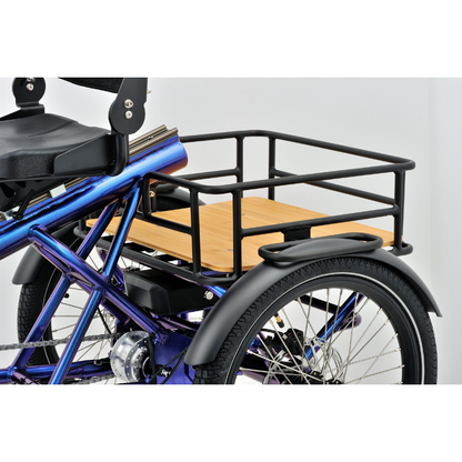 REVOM T4 Semi Recumbent Foldable Electric Tricycle - Top Speed 15.5mph | 35mile Range | 90Nm Torque | 250W Power