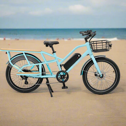 REVOM E-Cargo 2.3 Electric Transport Bike - 14.5Ah Battery | Top Speed 15.5mph | 35-45mi Range | 250W Power