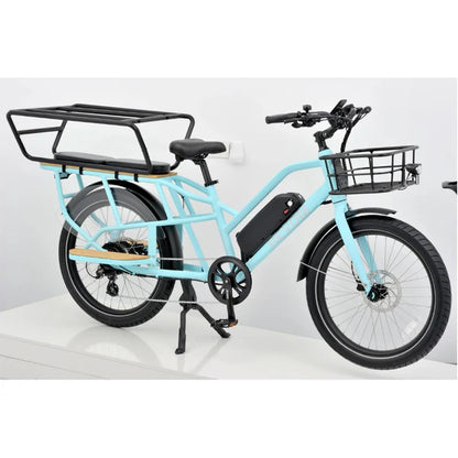 REVOM E-Cargo 2.3 Electric Transport Bike - 14.5Ah Battery | Top Speed 15.5mph | 35-45mi Range | 250W Power