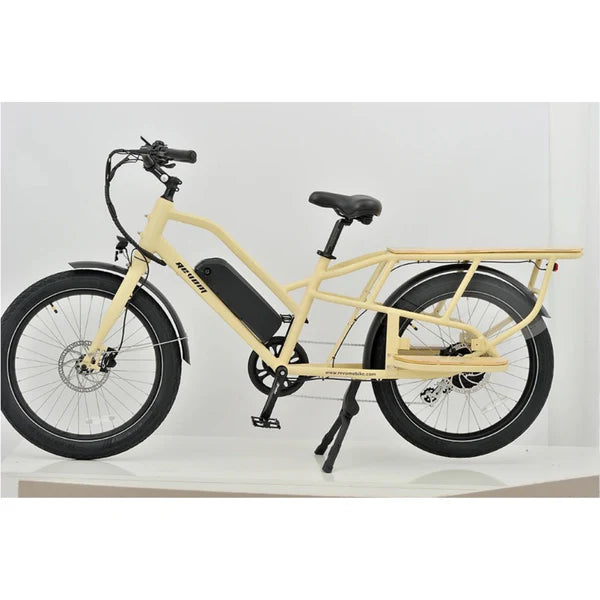 REVOM E-Cargo 2.3 Electric Transport Bike - 14.5Ah Battery | Top Speed 15.5mph | 35-45mi Range | 250W Power