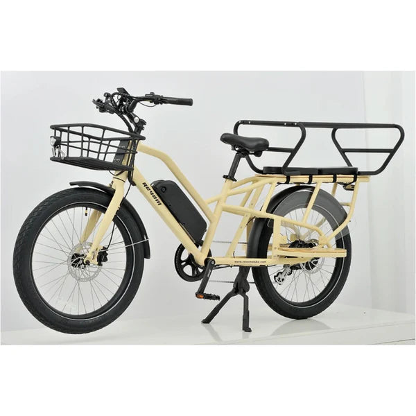 REVOM E-Cargo 2.3 Electric Transport Bike - 14.5Ah Battery | Top Speed 15.5mph | 35-45mi Range | 250W Power
