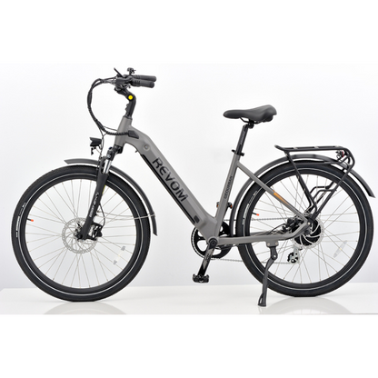REVOM ST04 Tourer Step Through Electric Bike - Top Speed 15.5mph | 70mi Range | 250W Power