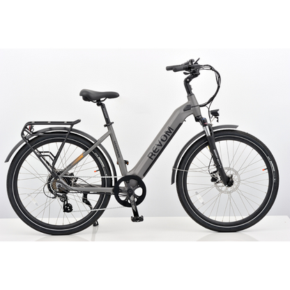REVOM ST04 Tourer Step Through Electric Bike - Top Speed 15.5mph | 70mi Range | 250W Power