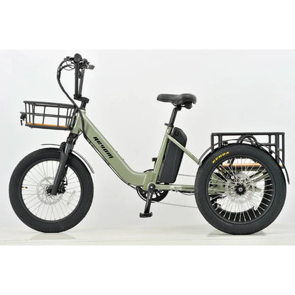 urban mover electric bike REVOM T1 Mover Urban Cargo Electric Trike 250W for all your shopping needs – TOP DOG BIKES