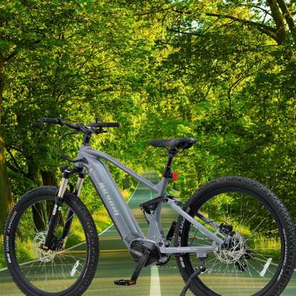 REVOM M1 Full Suspension eMTB 250w 15.5mph 60mi Range 95Nm 10 Speed