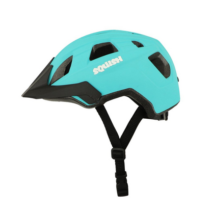 SQUISH KIDS Bike Helmet Blue (Aqua) | Safe, Lightweight & Adjustable (4–12 Yrs)