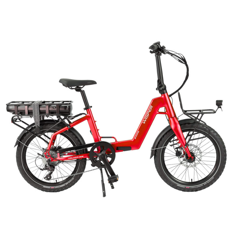 WISPER TAILWIND 806 Encore Low Step Folding E-Bike 15.5mph 250W RED