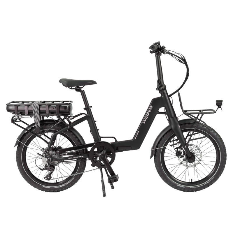 WISPER TAILWIND 806 Encore Low Step Folding E-Bike 15.5mph 250W BLACK