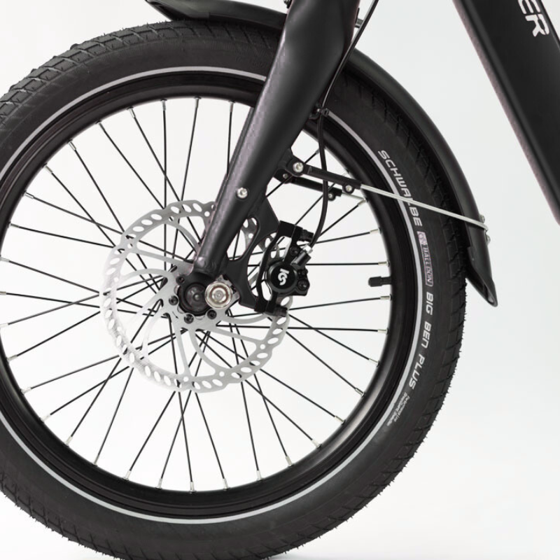 WISPER TAILWIND 806 Encore Low Step Folding E-Bike 15.5mph 250W BLACK