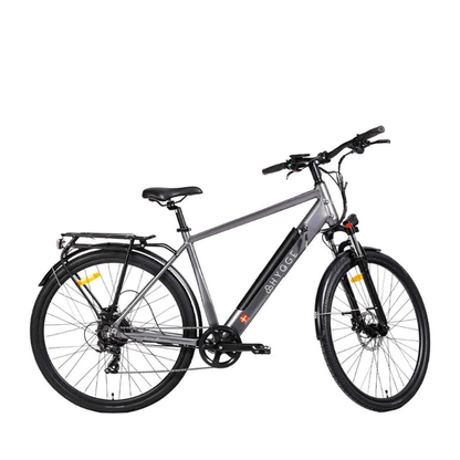 HYGEE AARHUS Urban Explorer Crossbar Electric Bike - Top Speed 15.5mph | 50mi Range | 250W Power - Graphite Grey