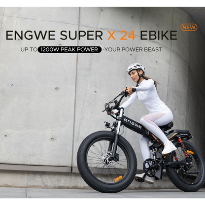 ENGWE X24 FOLDABLE All Terrain E-Bike 250W 15.5mph 24" 150km