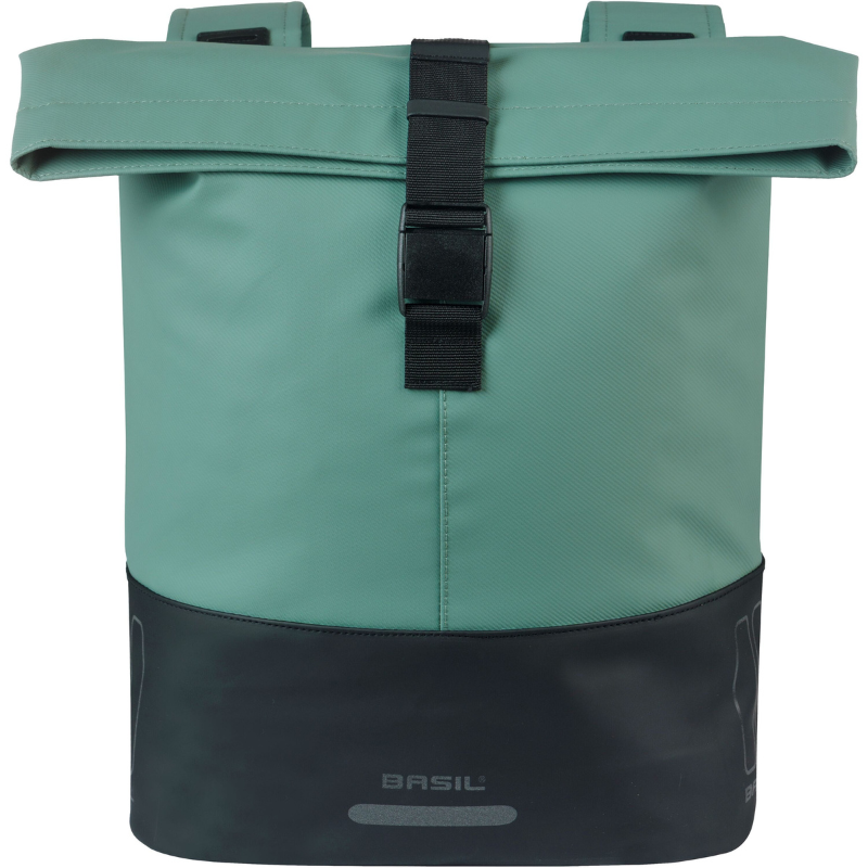 Basil Cove Double Pannier Bag 32L – Recycled Water-Resistant Bike Bag for Rear Rack