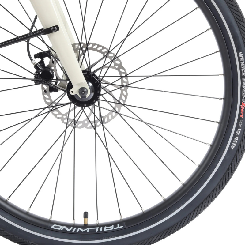WISPER TAILWIND City Crossbar Electric Bike - Top Speed 15.5mph | 50-70mi Range | 250W Power