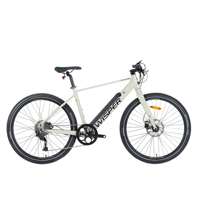 WISPER TAILWIND City Crossbar Electric Bike - Top Speed 15.5mph | 50-70mi Range | 250W Power