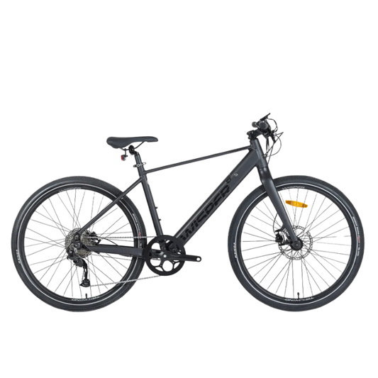 WISPER TAILWIND City Crossbar Electric Bike - Top Speed 15.5mph | 50-70mi Range | 250W Power