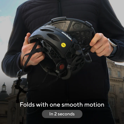 NEWLANE Foldable Bike Helmet with MIPS advanced impact protection– Ultra-Compact Urban Cycling Helmet (UK Road Certified)