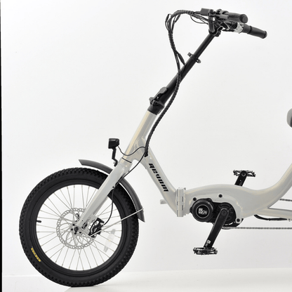 REVOM T4 Semi Recumbent Foldable Electric Tricycle - Top Speed 15.5mph | 35mile Range | 90Nm Torque | 250W Power