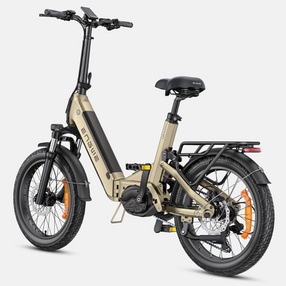 ENGWE LE20 3.0 Pro Full Suspension Compact Folding E-bike Top Speed 15.5mph 160km Range 100Nm Torque Mid-drive Motor 250W ***PRESALE AVAILABLE***