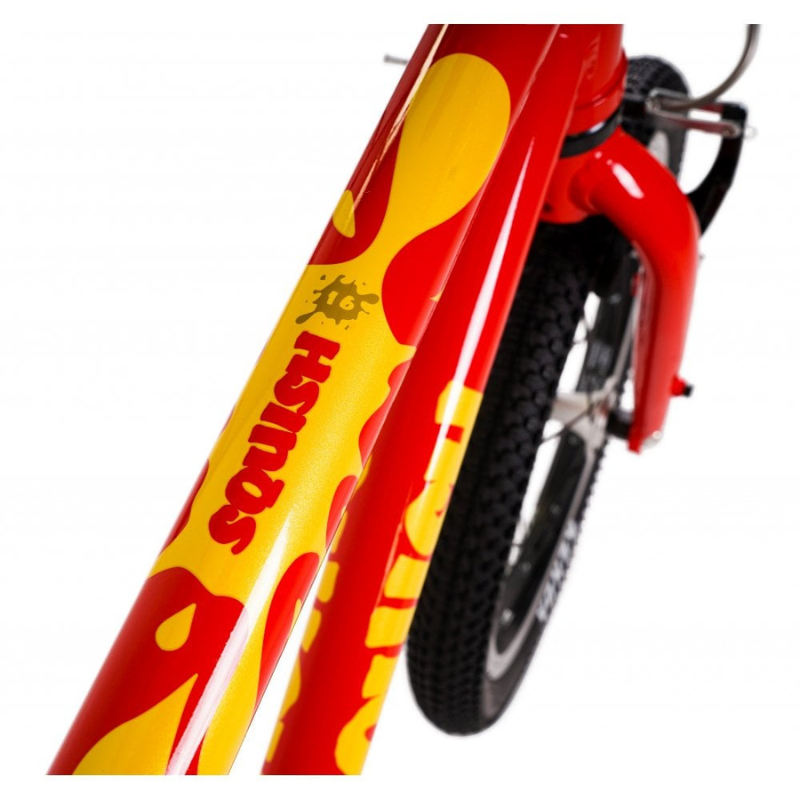 SQUISH 16 Kids Bike Red BMX (free sticker set)