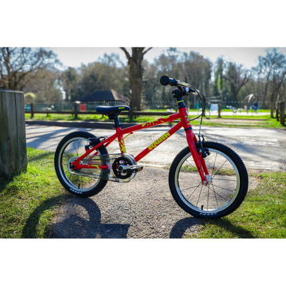 SQUISH 16 Kids Bike Red BMX (free sticker set)