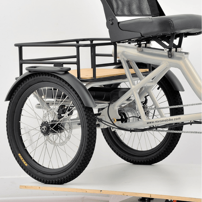 REVOM T4 Semi Recumbent Foldable Electric Tricycle - Top Speed 15.5mph | 35mile Range | 90Nm Torque | 250W Power