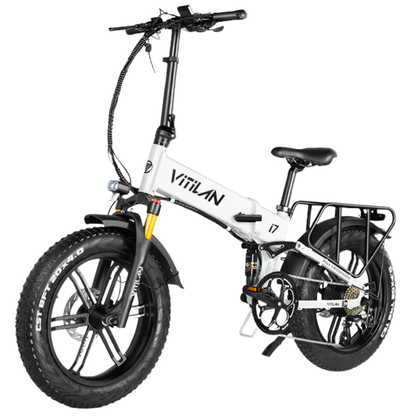 Vitilan I7 Pro 3.0 Folding Electric Bike – 750W Power, 48V 20Ah Samsung Battery, Fat Tyres