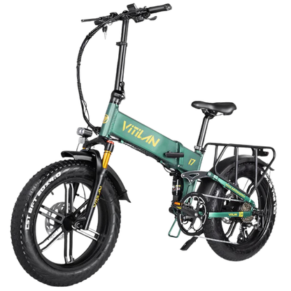Vitilan I7 Pro 3.0 Folding Electric Bike – 750W Power, 48V 20Ah Samsung Battery, Fat Tyres