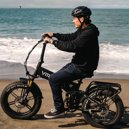 Vitilan I7 Pro 3.0 Folding Electric Bike – 750W Power, 48V 20Ah Samsung Battery, Fat Tyres