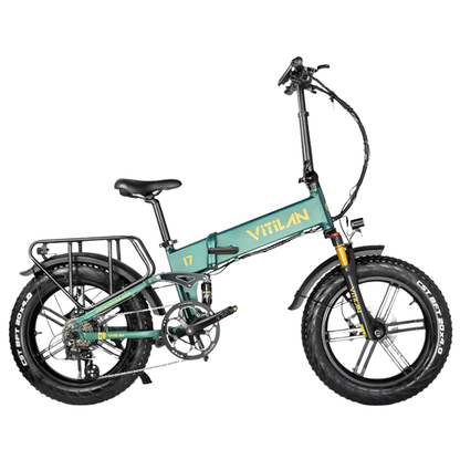 Vitilan I7 Pro 3.0 Folding Electric Bike – 750W Power, 48V 20Ah Samsung Battery, Fat Tyres