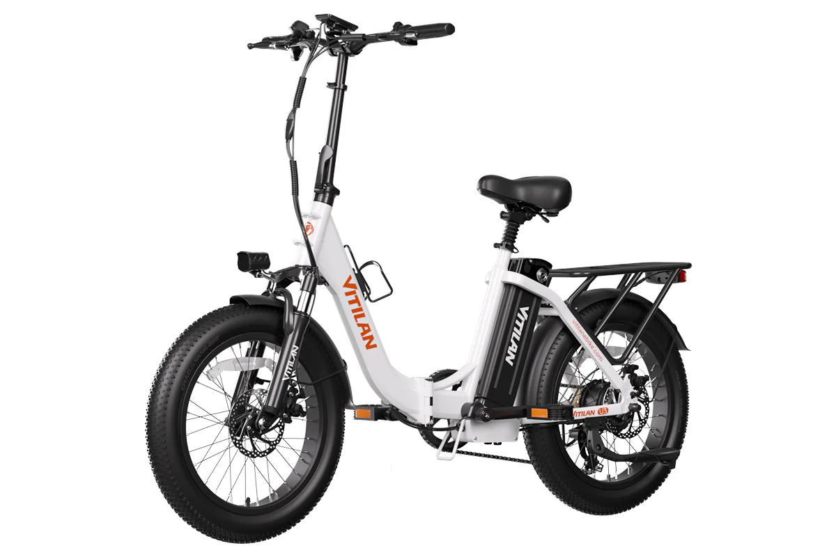 VITILAN U3 Folding Electric Bike – 750W Power - 28mph - 48V 13Ah | Step-Through Compact eBike