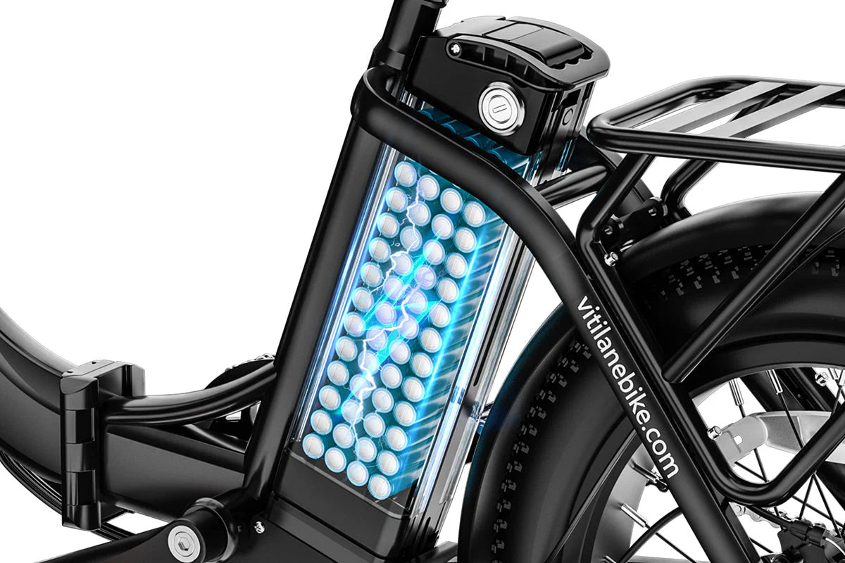 VITILAN U3 Folding Electric Bike – 750W Power - 28mph - 48V 13Ah | Step-Through Compact eBike