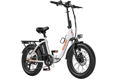 VITILAN U3 Folding Electric Bike – 750W Power - 28mph - 48V 13Ah | Step-Through Compact eBike