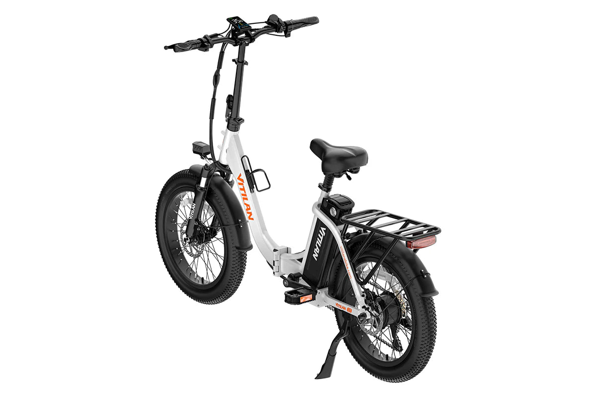 VITILAN U3 Folding Electric Bike – 750W Power - 28mph - 48V 13Ah | Step-Through Compact eBike