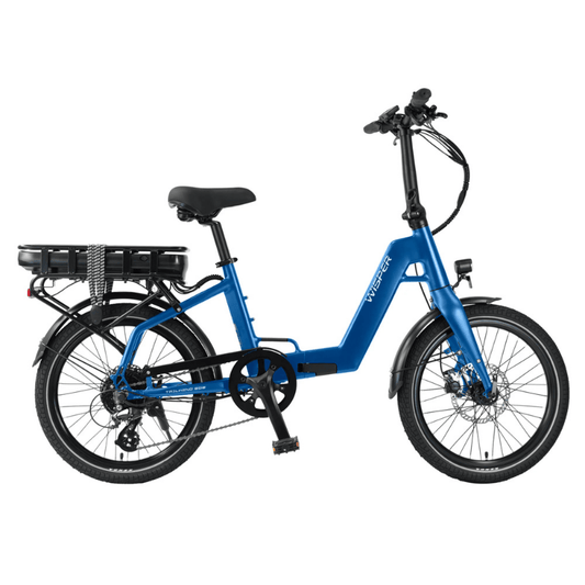 WISPER TAILWIND 806 Encore Low Step Folding E-Bike 15.5mph 250W BLUE