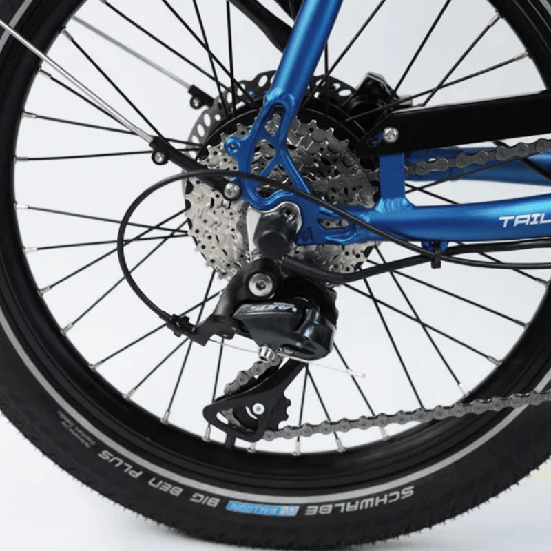 WISPER TAILWIND 806 Encore Low Step Folding E-Bike 15.5mph 250W BLUE