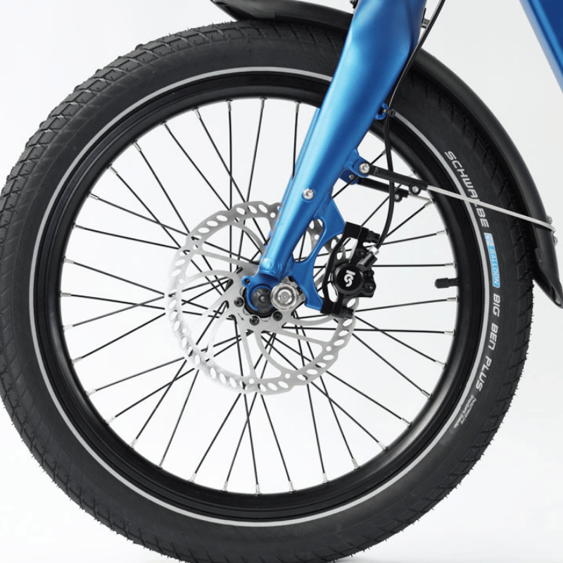WISPER TAILWIND 806 Encore Low Step Folding E-Bike 15.5mph 250W BLUE