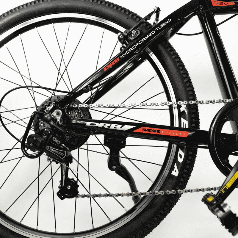 DALLINGRIDGE Diablo Hard Tail Electric Mountain Bike - Top Speed 15.5mph | 25mi Range | 250W Power