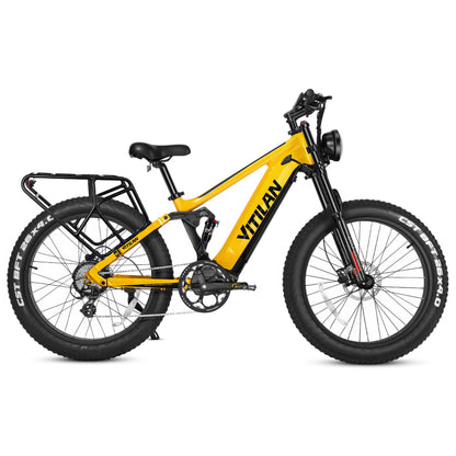 VITILAN T7 E-MTB 1200W 20Ah Battery 28mph 80mi