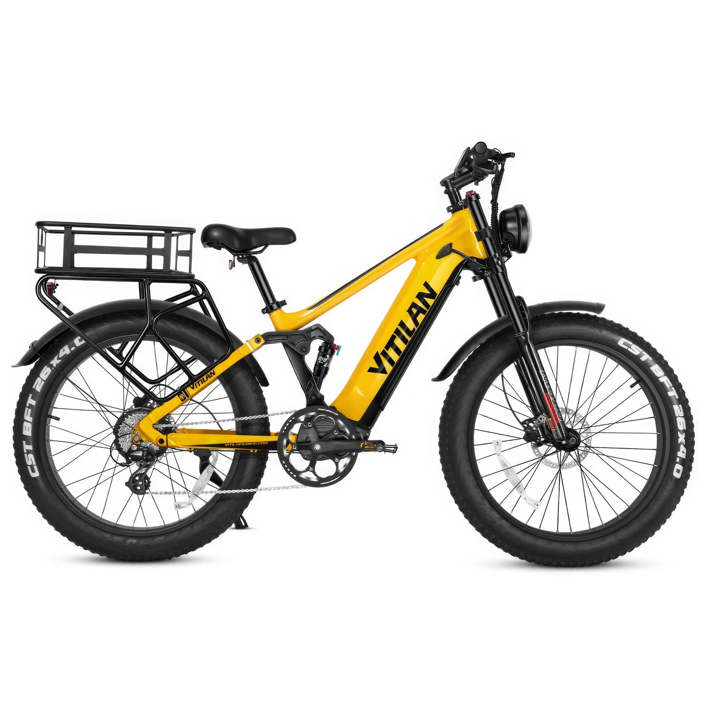 VITILAN T7 E-MTB 1200W 20Ah Battery 28mph 80mi