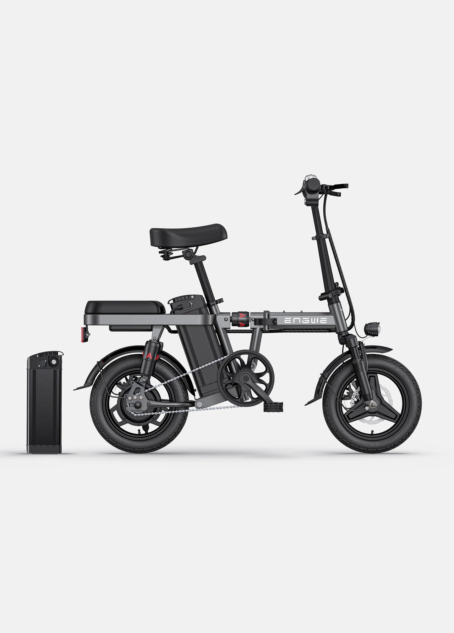 ENGWE T14 Foldable City Electric Bike - 1OAh Battery | Top Speed 15.5mph | 50mi Range | 25OW Power