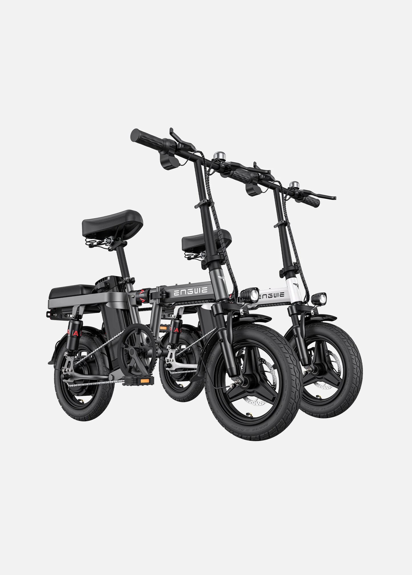 ENGWE T14 Foldable City Electric Bike - 1OAh Battery | Top Speed 15.5mph | 50mi Range | 25OW Power