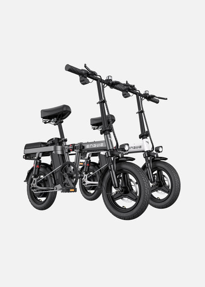 ENGWE T14 Foldable City Electric Bike - 1OAh Battery | Top Speed 15.5mph | 50mi Range | 25OW Power