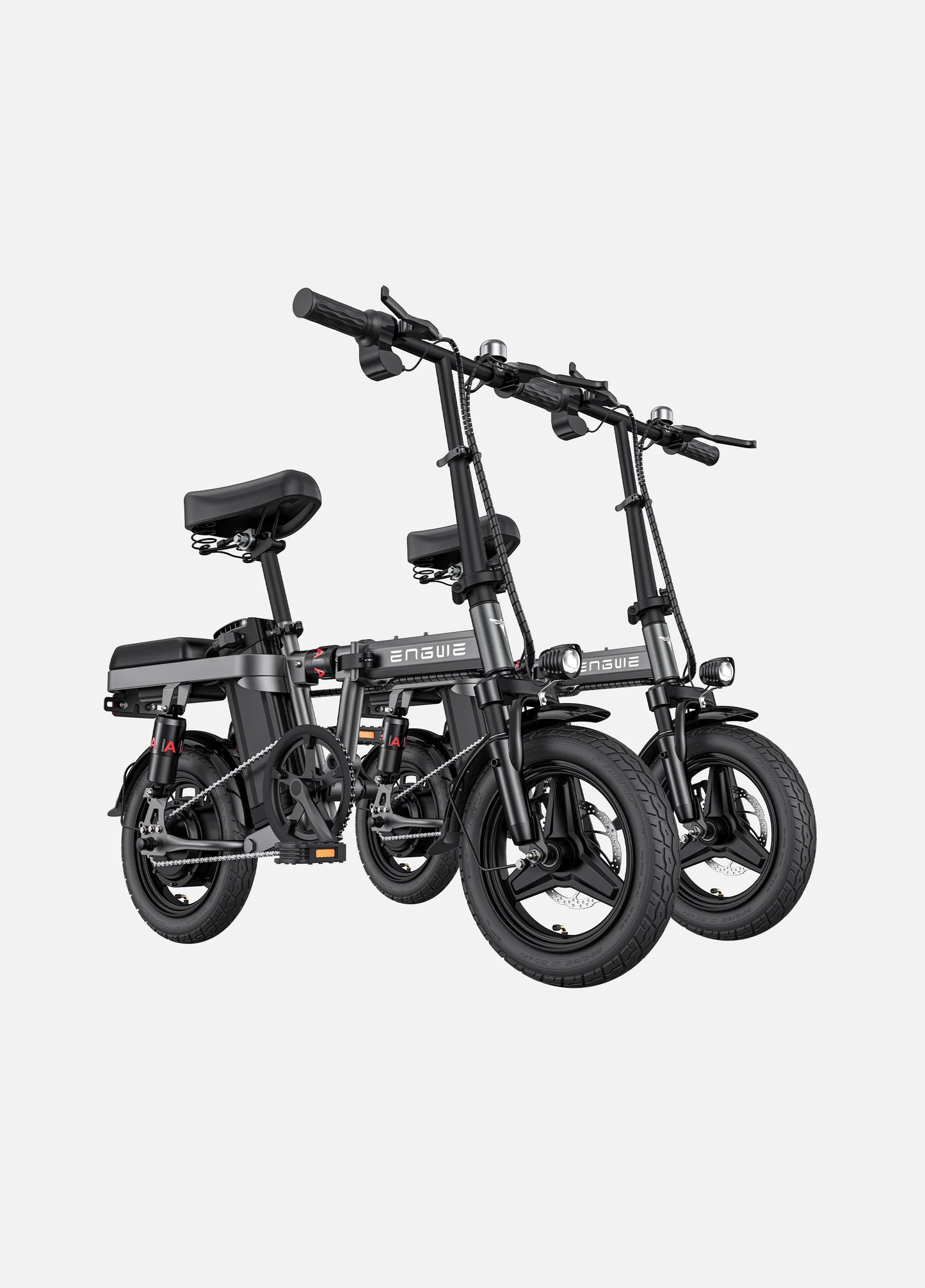 ENGWE T14 Foldable City Electric Bike - 1OAh Battery | Top Speed 15.5mph | 50mi Range | 25OW Power