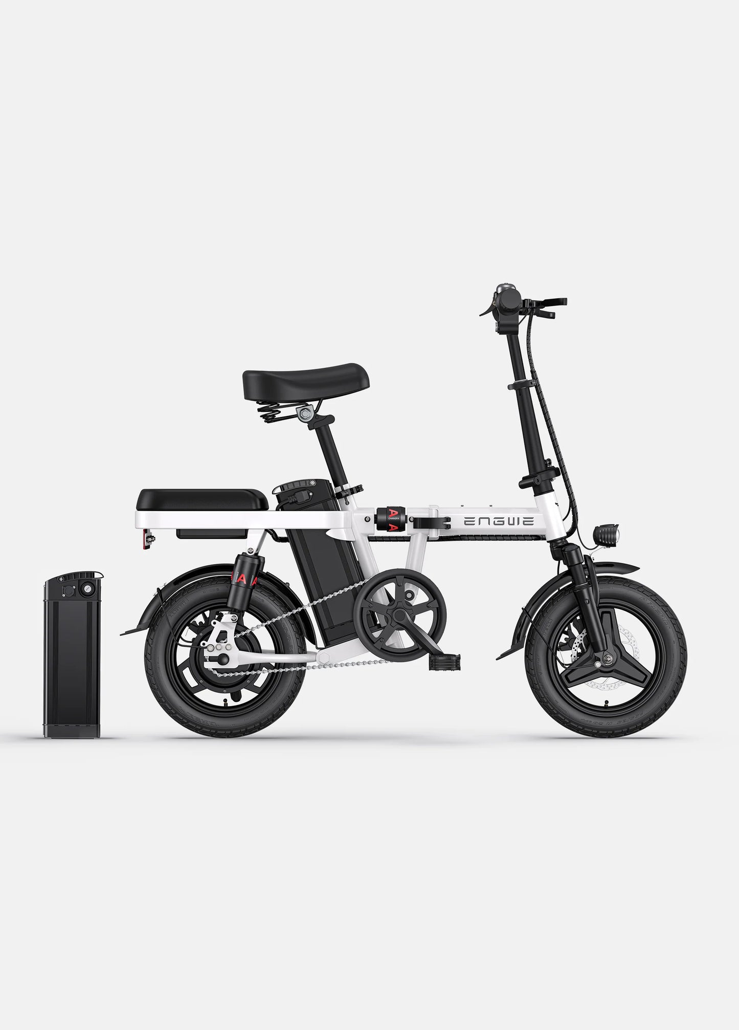 ENGWE T14 Foldable City Electric Bike - 1OAh Battery | Top Speed 15.5mph | 50mi Range | 25OW Power