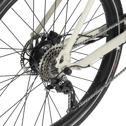 WISPER TAILWIND City Low Step Crossbar Electric Bike - Top Speed 15.5mph | 50-70mi Range | 250W Power